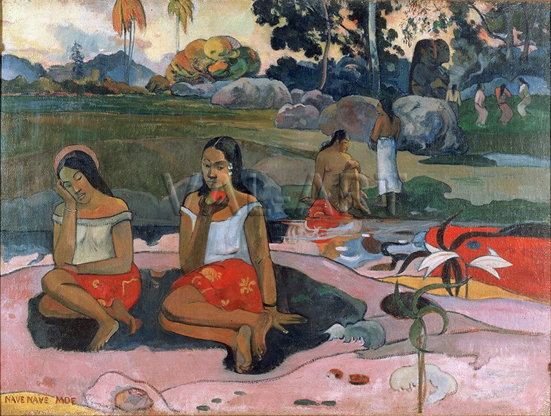 Репродукции на картини: Свещен извор, сладки сънища (1894) – Пол Гоген