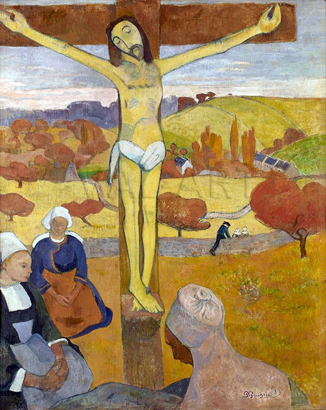 Репродукции на картини: Жълтият Христос (1889) – Пол Гоген