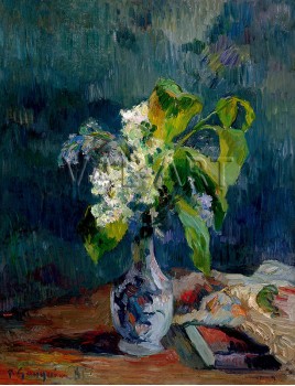 Репродукции на картини: Люляци (1885) – Пол Гоген