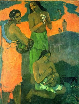 Репродукции на картини: Майчинство (1899) – Пол Гоген