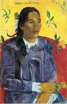 Репродукции на картини: Жена с цвете (1891) – Пол Гоген