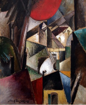 РЕПРОДУКЦИИ НА КАРТИНИ Пейзаж с мелница (1914)