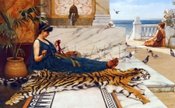 Репродукции на картини: Тигровата кожа (1889) – Джон Уилям Годуард