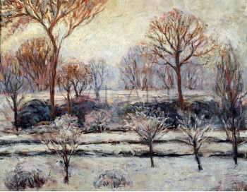 РЕПРОДУКЦИИ НА КАРТИНИ Зимен пейзаж (1923)
