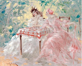 РЕПРОДУКЦИИ НА КАРТИНИ Жени на маса (1935)