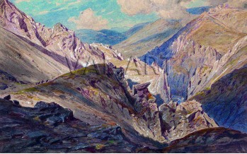 РЕПРОДУКЦИИ НА КАРТИНИ Искърски пролом в Черепиш (1872)