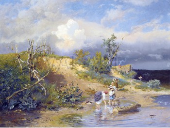РЕПРОДУКЦИИ НА КАРТИНИ  Край брега на реката (1879)