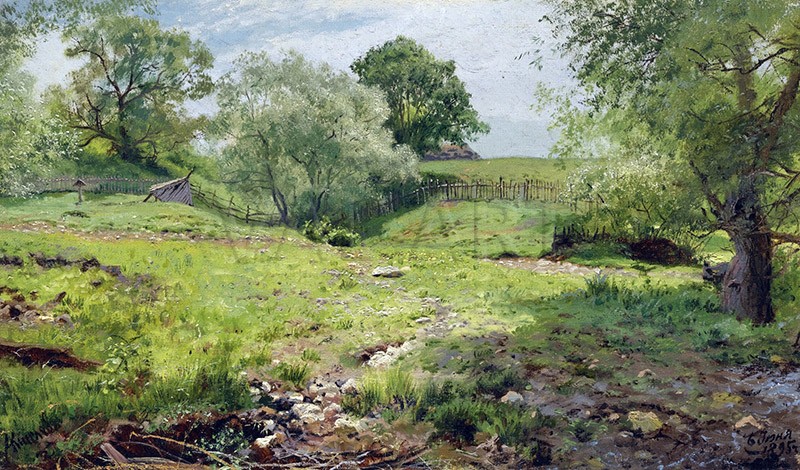 РЕПРОДУКЦИИ НА КАРТИНИ Летен пейзаж (1895)