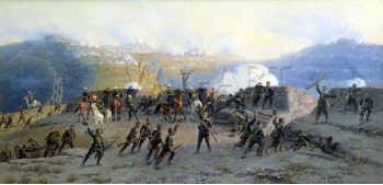РЕПРОДУКЦИИ НА КАРТИНИ Битката на Шипка (1893)