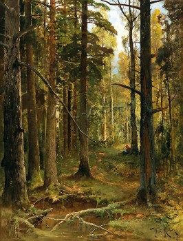 Червената шапчица в гората (1895) РЕПРОДУКЦИИ НА КАРТИНИ