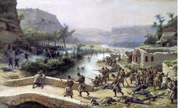 РЕПРОДУКЦИИ НА КАРТИНИ Битката при Иваново-Чифлик на 2 октомври 1877 г. (1877)