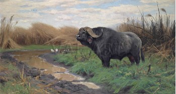 РЕПРОДУКЦИИ НА КАРТИНИ Бивол в блато (1919)