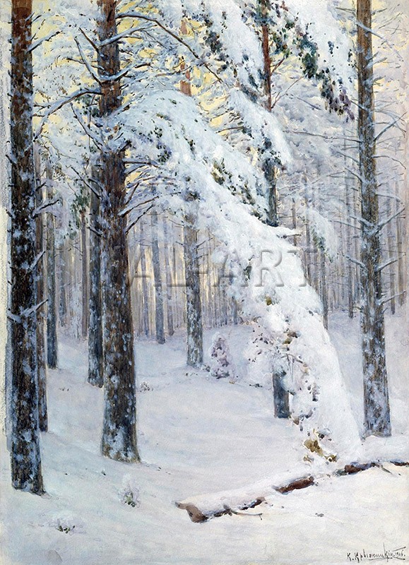 РЕПРОДУКЦИИ НА КАРТИНИ Гора през зимата (1901)