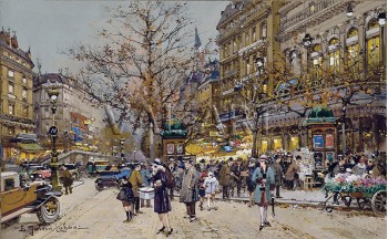 РЕПРОДУКЦИИ НА КАРТИНИ Булевард Бон Нувел (1903)
