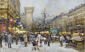 РЕПРОДУКЦИИ НА КАРТИНИ Портата Сен Дени, Париж (1902)