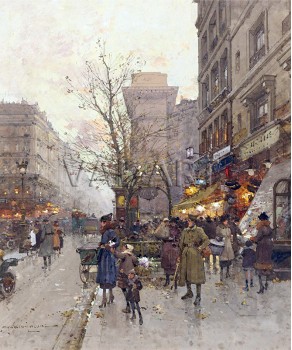 РЕПРОДУКЦИИ НА КАРТИНИ Портата Сен Дени (1896)