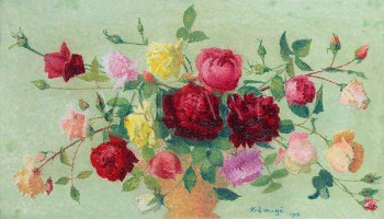 РЕПРОДУКЦИИ НА КАРТИНИ Букет от рози (1918)