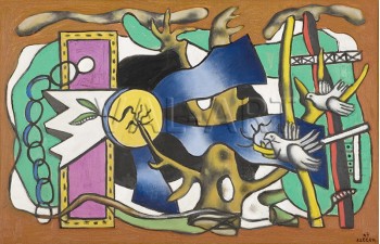 Репродукции на картини: Композиция с две птици (1947) – Фернан Леже