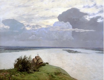 РЕПРОДУКЦИИ НА КАРТИНИ Над вечния покой (1890)