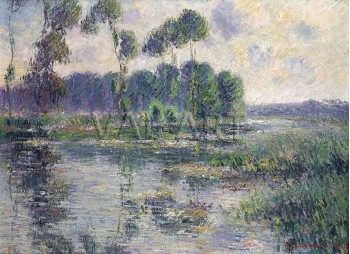 РЕПРОДУКЦИИ НА КАРТИНИ Бреговете на река Юр Сен-Сир-дю-Водрьой (1913)