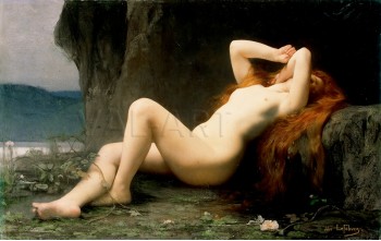 РЕПРОДУКЦИИ НА КАРТИНИ Мария Магдалена в пещерата (1876)