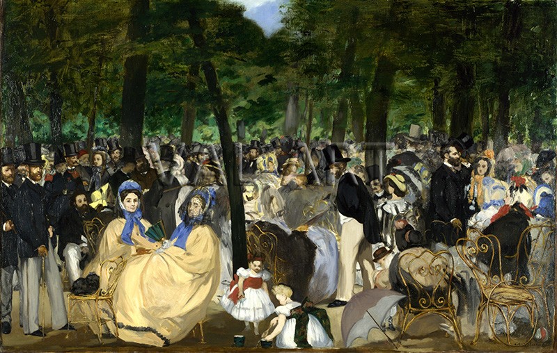 РЕПРОДУКЦИИ НА КАРТИНИ Музика в Тюйлери (1862)