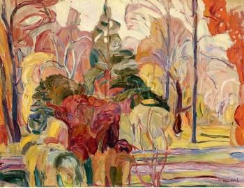 РЕПРОДУКЦИИ НА КАРТИНИ Есенна сцена (1924)