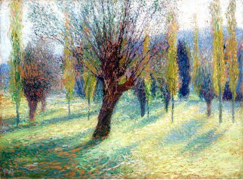 РЕПРОДУКЦИИ НА КАРТИНИ Върби в Зелената долина (1909)