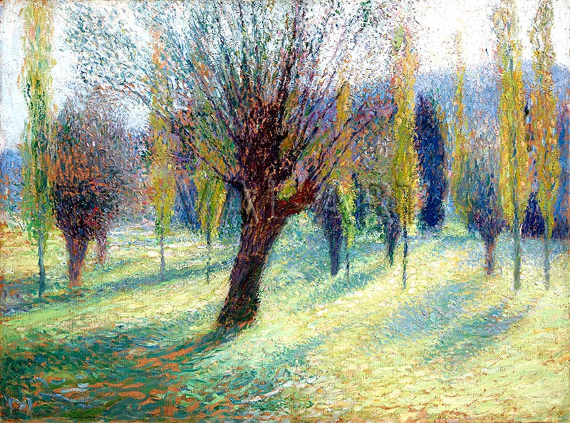 РЕПРОДУКЦИИ НА КАРТИНИ Върби в Зелената долина (1909)