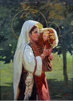 РЕПРОДУКЦИИ НА КАРТИНИ Майка с дете (1904)