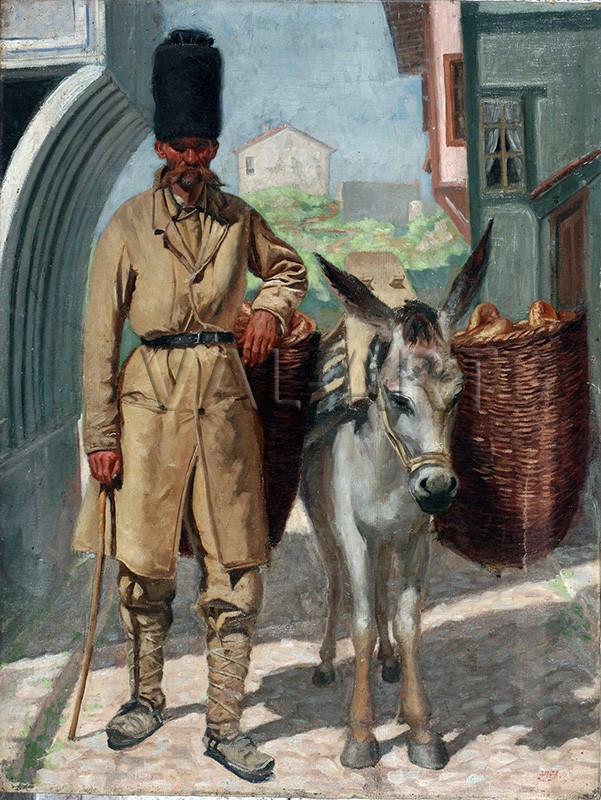 РЕПРОДУКЦИИ НА КАРТИНИ Продавач на хляб (1888)