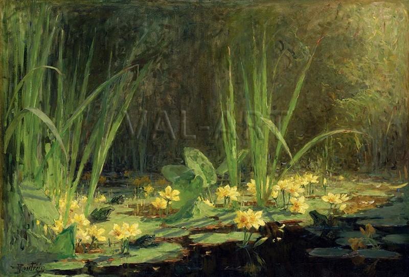 РЕПРОДУКЦИИ НА КАРТИНИ Блато с жаби (1908)
