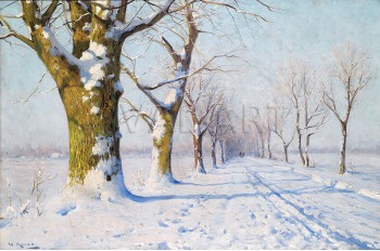 РЕПРОДУКЦИИ НА КАРТИНИ Слънчев зимен ден (1892)