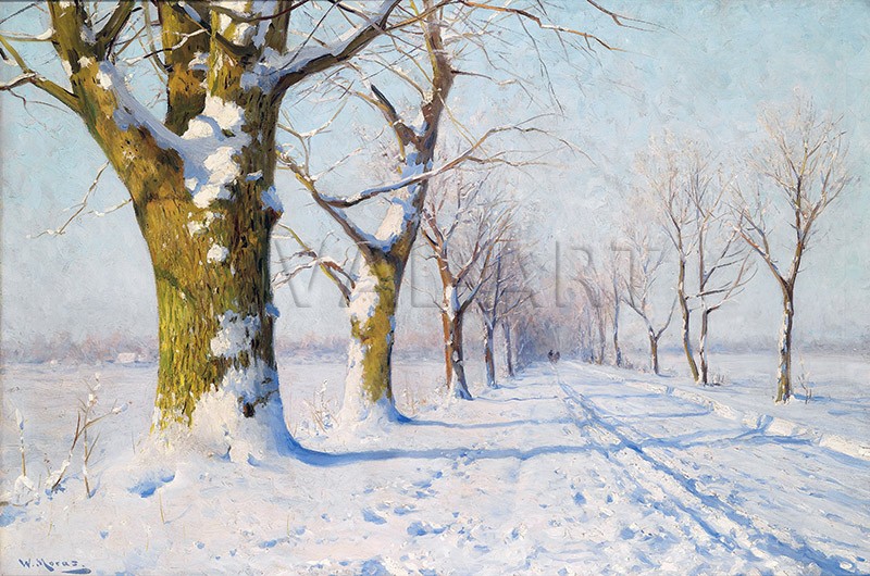 РЕПРОДУКЦИИ НА КАРТИНИ Слънчев зимен ден (1892)
