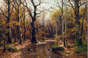 РЕПРОДУКЦИИ НА КАРТИНИ Есенна гора (1900)