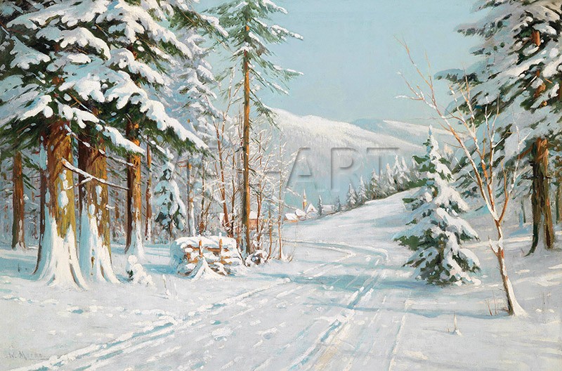 РЕПРОДУКЦИИ НА КАРТИНИ Зима (1895)