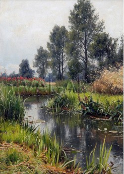 РЕПРОДУКЦИИ НА КАРТИНИ Горски пейзаж с блато (1915)