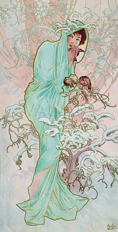 РЕПРОДУКЦИИ НА КАРТИНИ Зима (1896)