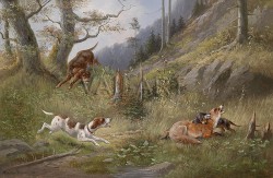 Успешен лов на лисица (1873) РЕПРОДУКЦИИ НА КАРТИНИ