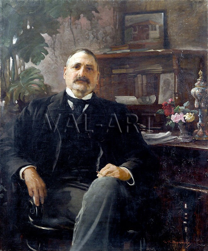 РЕПРОДУКЦИИ НА КАРТИНИ Портрет на Стоян Заимов (1904)