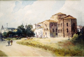 РЕПРОДУКЦИИ НА КАРТИНИ Църквата Св. София след реставрацията (1925)