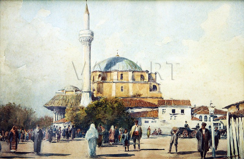РЕПРОДУКЦИИ НА КАРТИНИ Баня баши джамия (1905) 