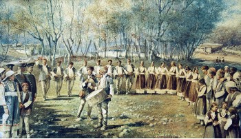 РЕПРОДУКЦИИ НА КАРТИНИ  Хоро в Софийско (1898)