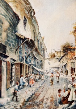 РЕПРОДУКЦИИ НА КАРТИНИ Златарската чаршия (1895)