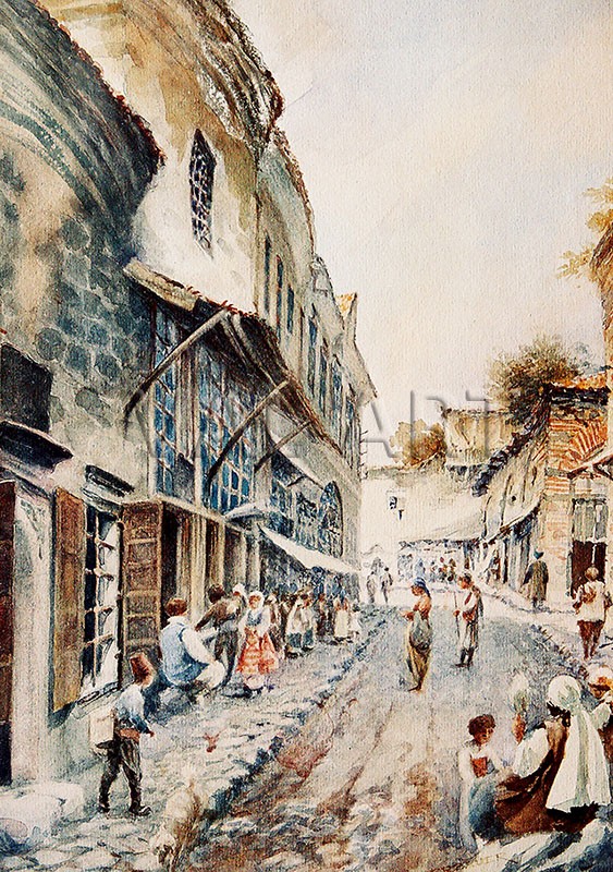 РЕПРОДУКЦИИ НА КАРТИНИ Златарската чаршия (1895)