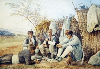 РЕПРОДУКЦИИ НА КАРТИНИ  Софийски селяни - въглищари (1901)