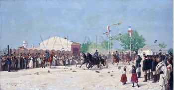 РЕПРОДУКЦИИ НА КАРТИНИ Влизане на Александър II в Плоещ на 15 юни 1877 г. (1881)
