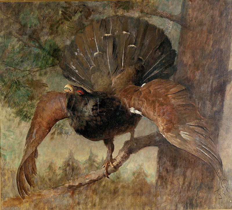 РЕПРОДУКЦИИ НА КАРТИНИ Глухар (1889)
