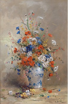 РЕПРОДУКЦИИ НА КАРТИНИ Натюрморт с цветя (1886)