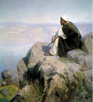 РЕПРОДУКЦИИ НА КАРТИНИ Мечти (На хълма) (1900)